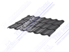 Металлочерепица МЧ2 Монтеррей 0,5 ПЭ RAL7024 серый графит