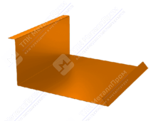Планка примыкания нижняя 122 250 0,4 2м стандарт ПЭ RAL2004 оранжевый К-502