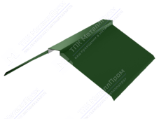 Планка конька плоского простого 150 150 0,4 2м стандарт ПЭ RAL6005 зеленый мох К-511