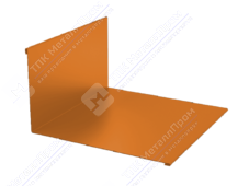 Планка примыкания верхняя 145 250 0,4 2м стандарт ПЭ RAL2004 оранжевый К-501