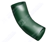 Колено трубы GrandLine 90 сливное металл RAL6005 зеленый мох