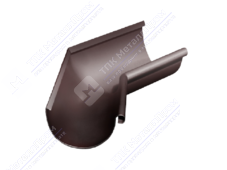 Угол желоба GrandLine 150 внутренний металл RAL8017 шоколад