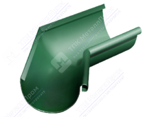 Угол желоба GrandLine 125 внутренний металл RAL6005 зеленый мох