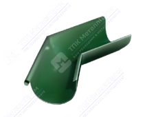 Угол желоба GrandLine 125 наружный металл RAL6005 зеленый мох
