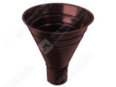 Воронка водосборная GrandLine 300 100 металл RAL8017 шоколад