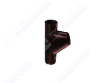 Тройник трубы GrandLine 100 металл RAL8017 шоколад