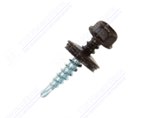 Саморез 4,8 70 KPcZP с прокладкой RAL8004 коричневая медь