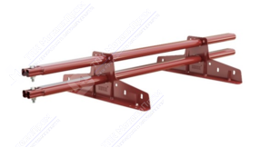 Снегозадержатель BORGE мега-эконом 3м для м/ч, профн трубчатый RAL3005 красное вино