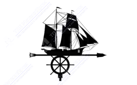 Флюгер BORGE Парусник 700 435