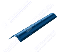 Конек металлочерепичный 0,45 2м стандарт ПЭ RAL5005 сигнально-синий К-513