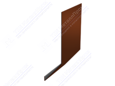 Планка карнизная 100 65 0,45 2м стандарт ПЭ RAL8004 коричневая медь К-509