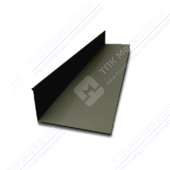 Планка примыкания верхняя 145 250 0,4 2м стандарт ПЭ RAL7005 темно-серый К-501