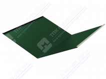 Планка ендовы нижняя 298 298 0,45 2м стандарт ПЭ RAL6021 бледно-зеленый К-510