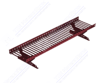 Переходной мостик BORGE 3м для м/ч, профн RAL3005 красное вино